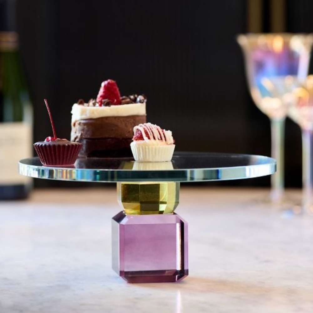 LAST ONE🔥9” Gemmie Glass Cakestand‎ (Gemma)